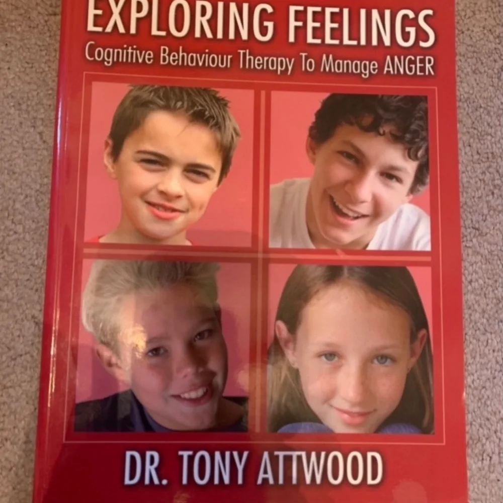 Exploring feelings- cognitive behavioral therapy to manage anger book! Like new - Picture 1 of 9